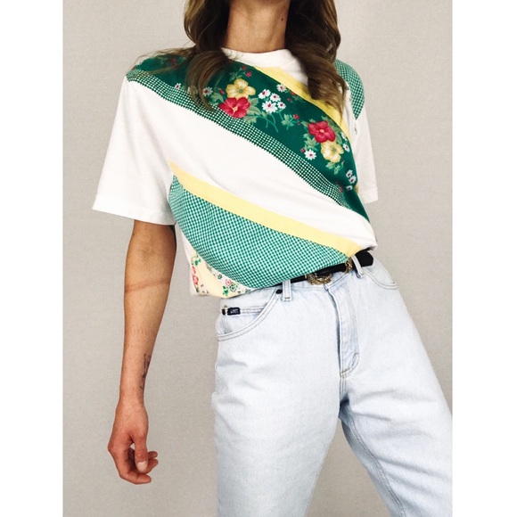 Vintage 💫 Patterned Patchwork Top - Picture 3 of 13